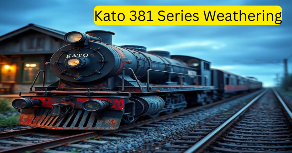 Kato 381 Series Weathering